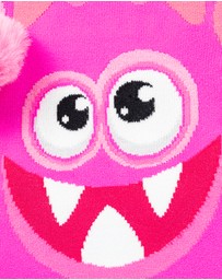 Crazy Skates - Crazy Socks Monster Pink Knee-High Socks