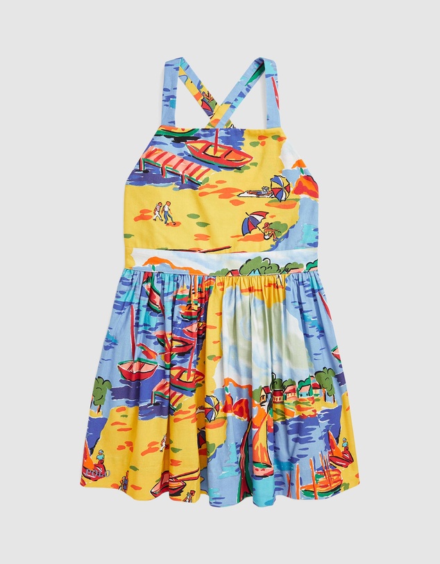 Polo Ralph Lauren - Riviera-Print Cotton Dress - Kids