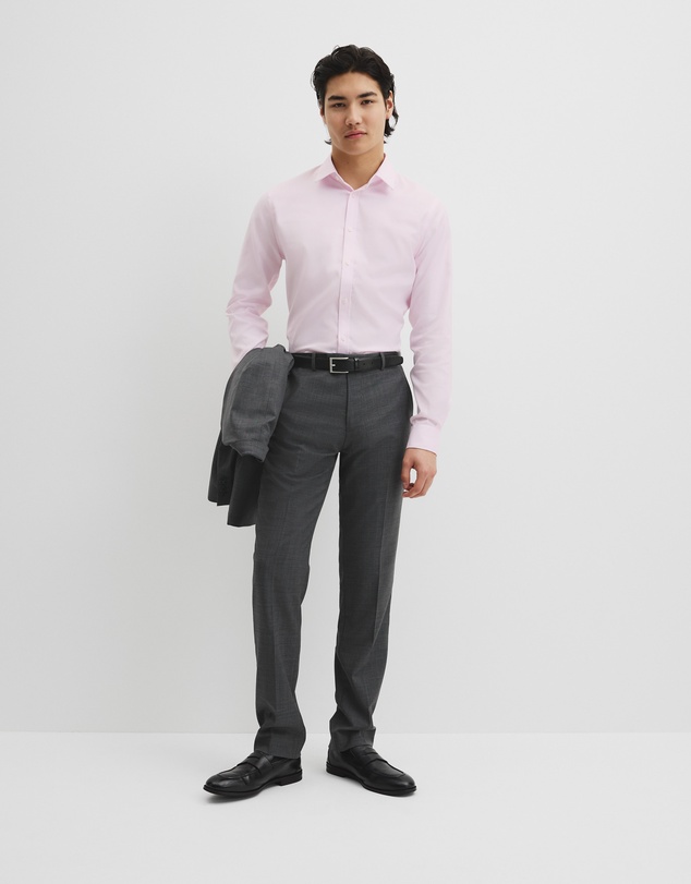 Country Road - Slim Fit Textured Travel Shirt