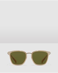Hawkers Co - HAWKERS - Champagne Juniper Green INK Sunglasses for Men and Women UV400