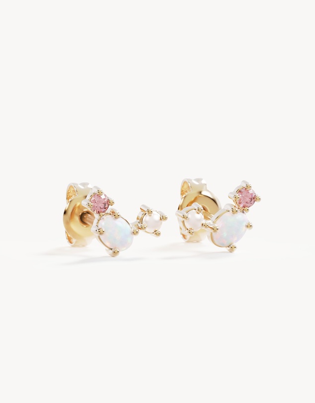 By Charlotte - Cosmic Bloom Studs Earrings