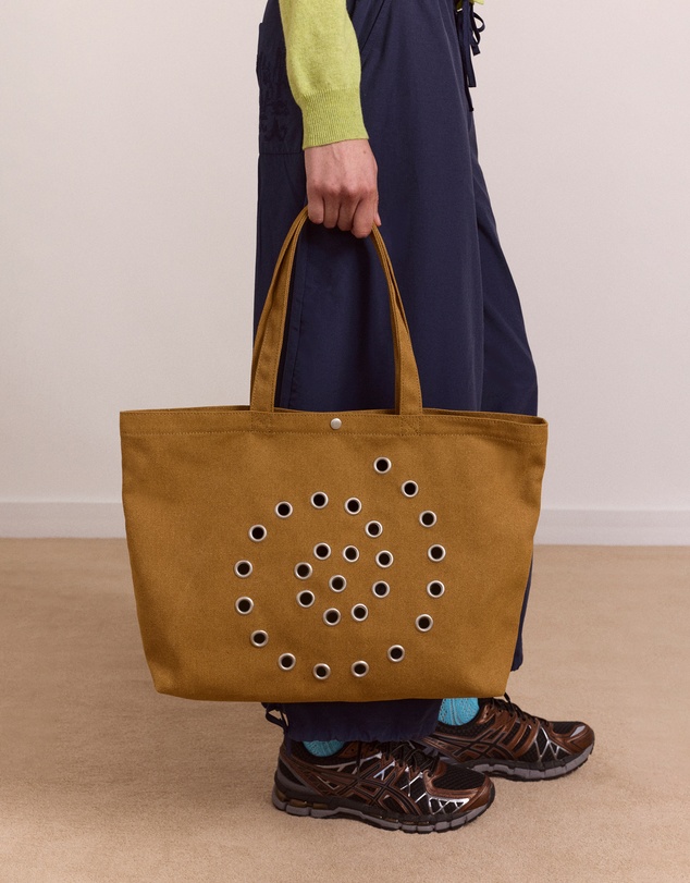 Damson Madder - Raine Swirly Eyelet Tote Bag