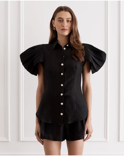 Aqua Blu Australia - Foncé Vivien Top