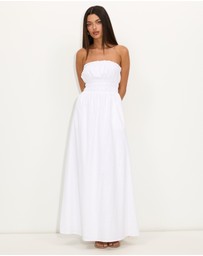 Dazie - Heatwave Strapless Maxi Dress