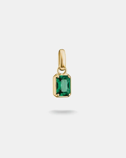 THOMAS SABO - Gold-Plated May Birthstone Charm