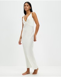 Gingerlilly - Freda Satin Long Chemise