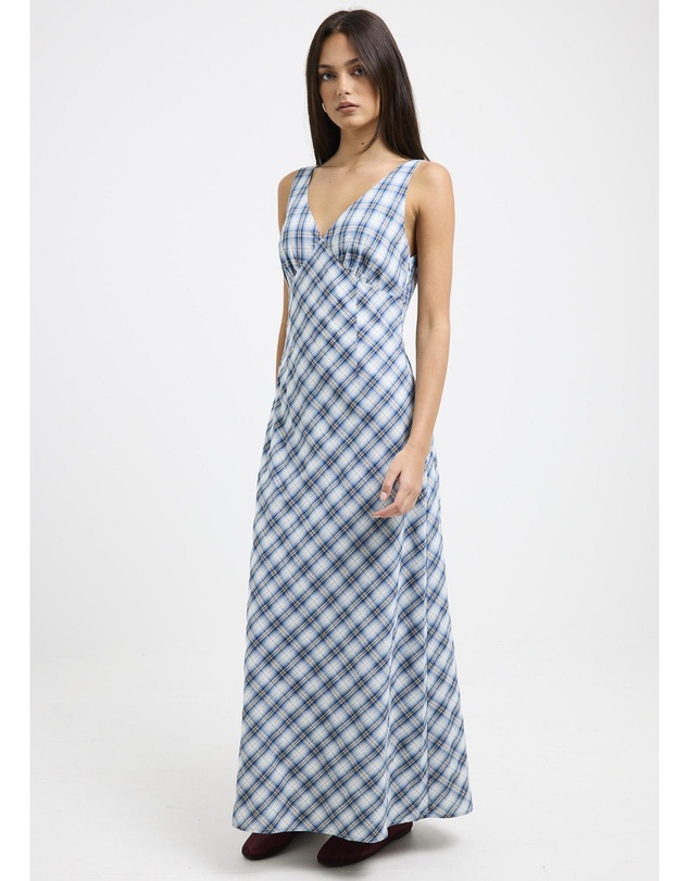 Subtitled - Kaia V Neck Midi Dress