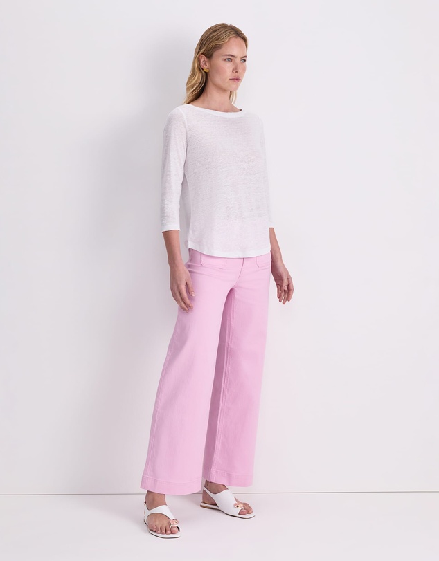 Sportscraft - Cecile Folded Linen Top
