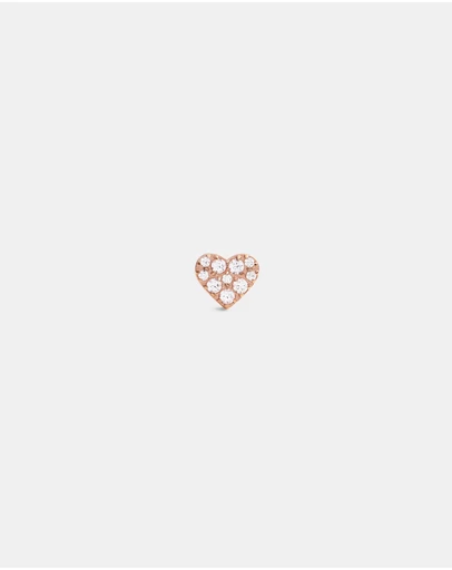 Daniel Wellington - Micro Earring Crystal Heart Stud