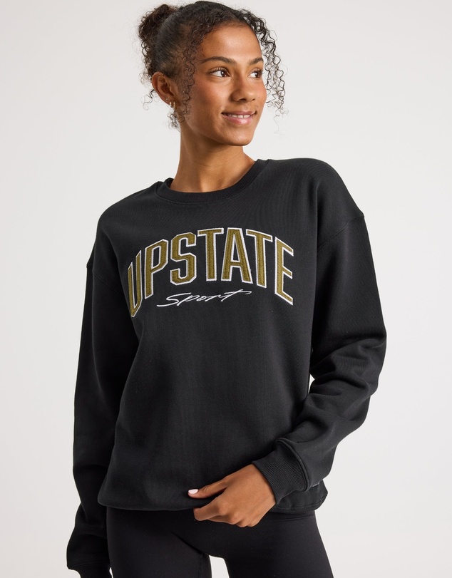 Upstate - Upstate Crew - Black College Script