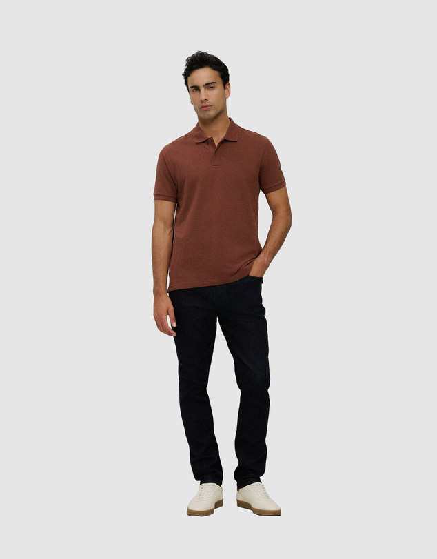 Trenery - Pique Marle Monogram Polo
