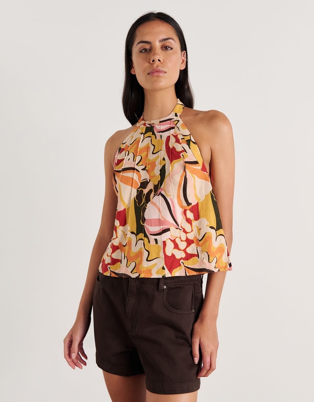 Jag - Lila Halter Top
