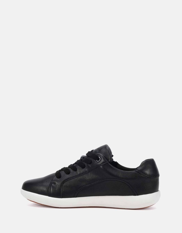 Clarks - Burrow Black-White Sole