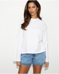 Dazie - Alana Oversized Long Sleeve Top
