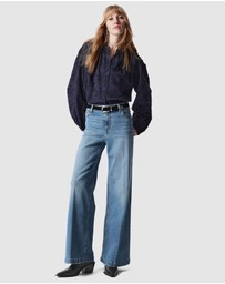 & Other Stories - Voluminous Floral-Appliqué Blouse