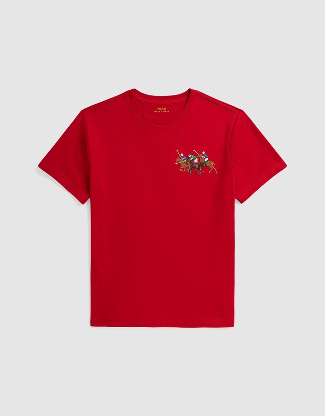 Polo Ralph Lauren - Triple-Pony Cotton Jersey T-Shirt - Kids-Teens