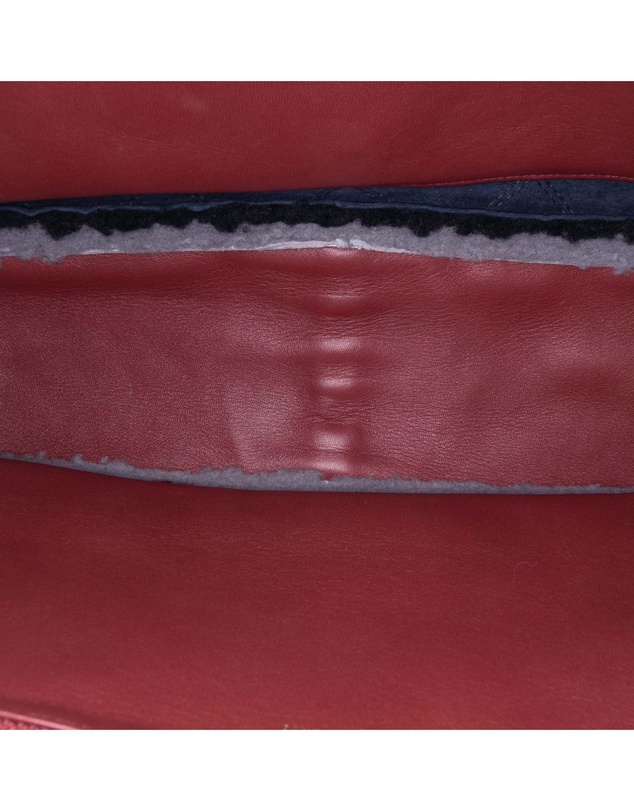 Pre-Loved by Azura Reborn - Pre-Loved Medium Quilted Shearling Single Flap
