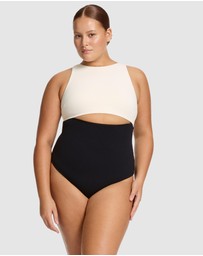 JETS - Versa Rib Cut Out High Neck One-Piece