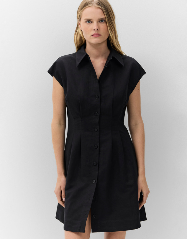 UNISON - Button Through Mini Dress