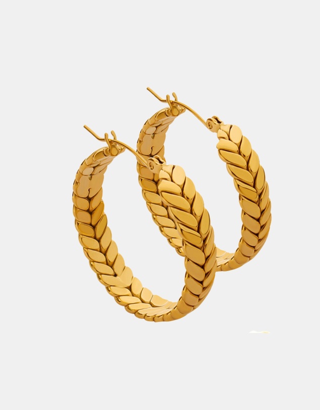 Pastiche - Braided Hoops