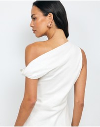 AERE - Astraea Off Shoulder Mini Dress