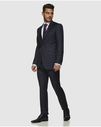 Kelly Country - Navy Pinstripe Wool Suit Set