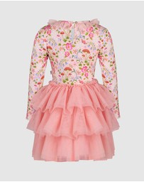 Fleur Harris - 'Toadstool' Rosy Tutu Dress in Apricot