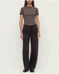Assembly Label - Kourt Contrast Bind Tee