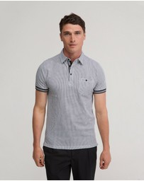 Oxford - Milo Cotton Jersey Printed Polo