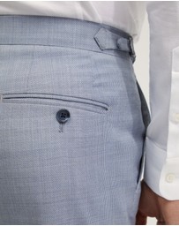 Oxford - Byron Wool Suit Trousers With Side Tab