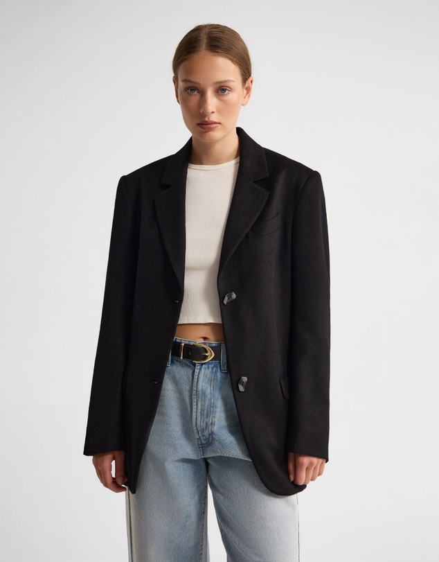 Oxford - Jordan Wool Blend Oversized Blazer