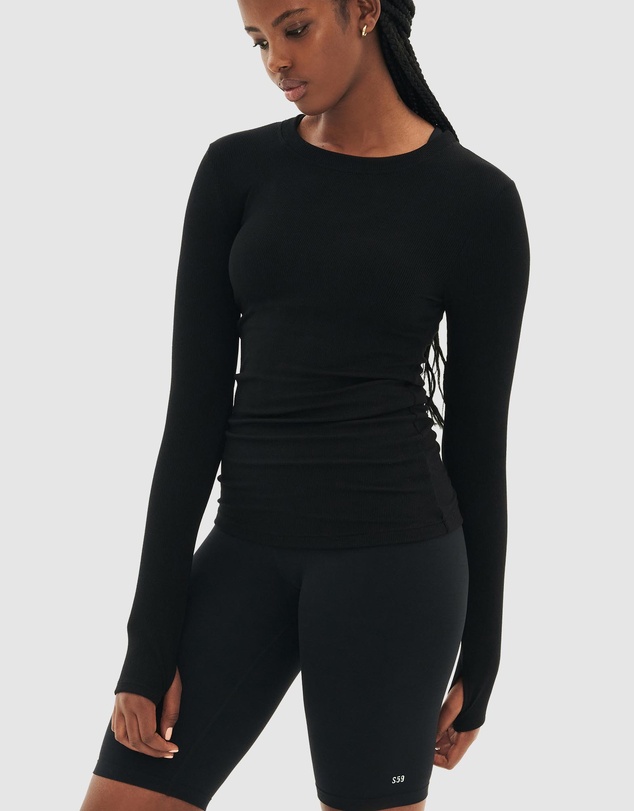 Splits59 - Louise Rib Long Sleeve Top