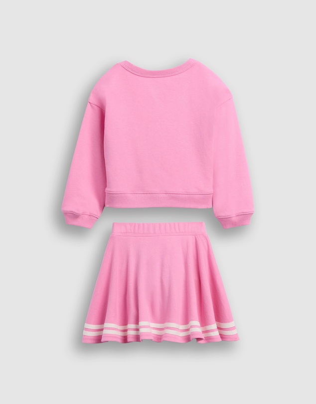 GAP - GAP x Disney French Terry Logo Crew Sweat and Skort Set - Babies-Kids