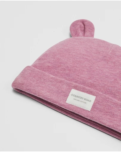 Country Road - Organically Grown Cotton Newborn Beanie