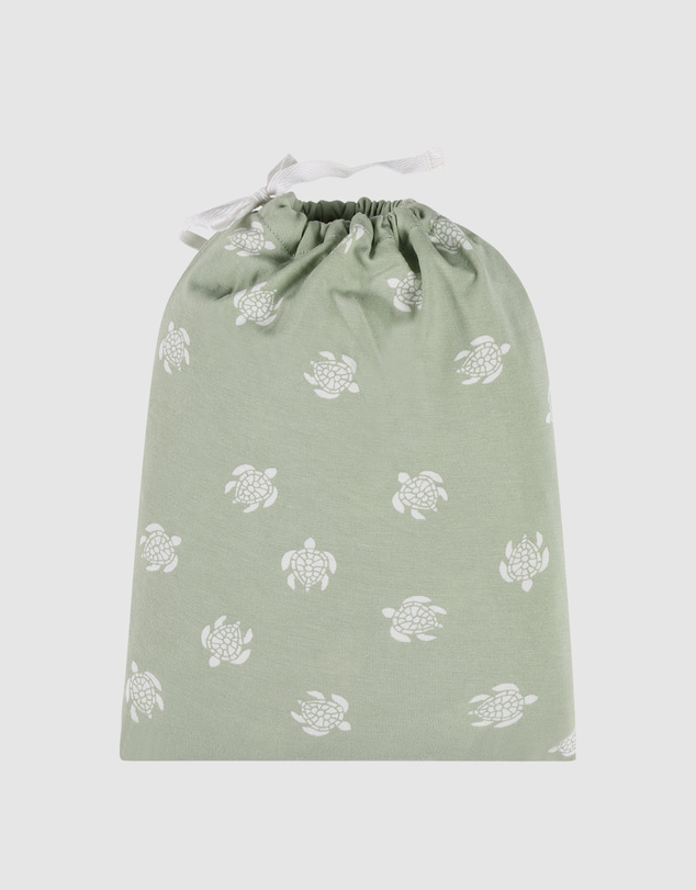 Kynd Baby - Fitted Cot Sheet in Turtle