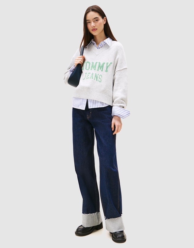 Tommy Jeans - Varsity V-neck Sweater