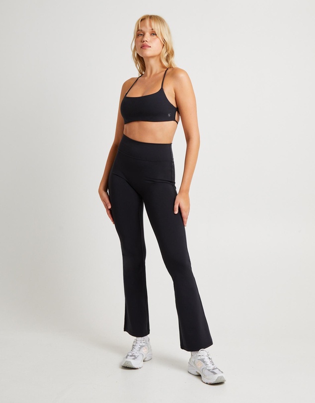 Subtitled Sports Club - Slightly Flared Tights Black