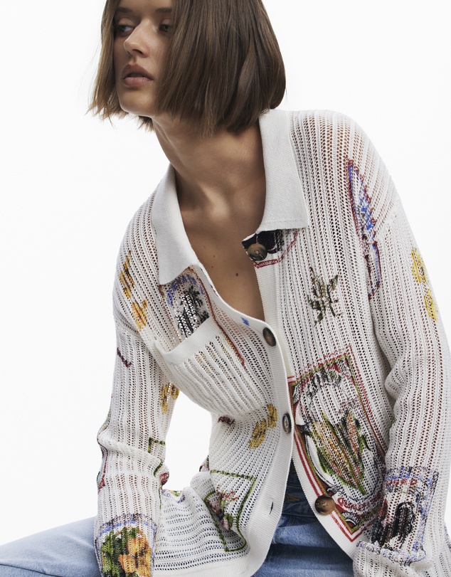 Desigual - Stamp cardigan