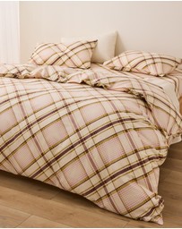 Sheet Society - Frankie Flannelette Quilt Cover Set