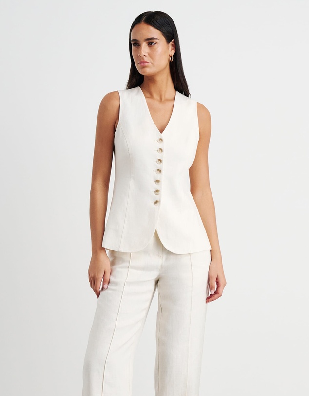 Jag - Kayla Linen Vest