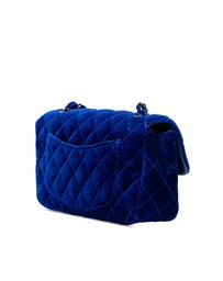 Pre-Loved by Azura Reborn - Pre-Loved Mini Rectangular Classic Velvet Single Flap