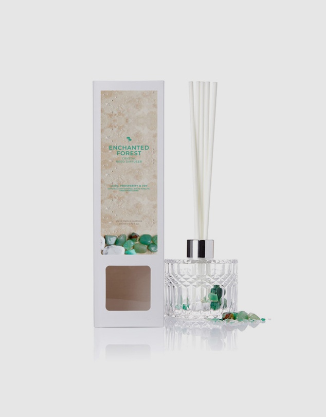Silk Oil of Morocco - Enchanted Forest Crystal Diffuser - Luck, Prosperity & Joy