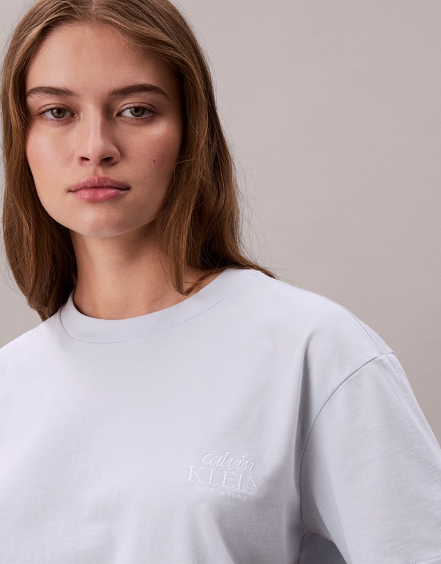Calvin Klein Jeans - Embroidered Logo Graphic Boxy T-Shirt