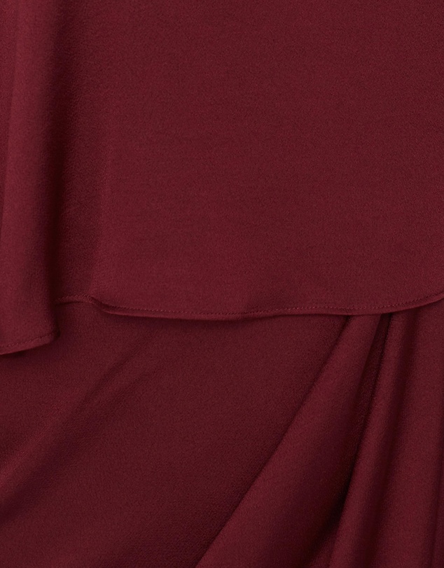 Shona Joy - Luxe Draped Cocktail Frill Dress
