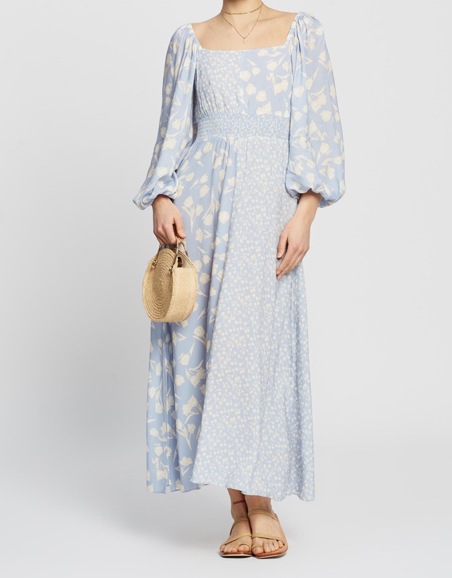 Peony - Spliced Midi Dress