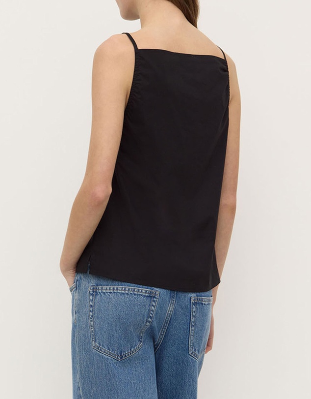 Assembly Label - Annie Poplin Tank Black