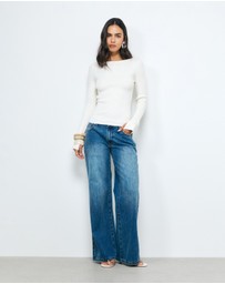 AERE - Low Rise Relaxed Jeans