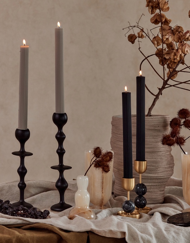 Black Blaze - Infinity Candle Holder