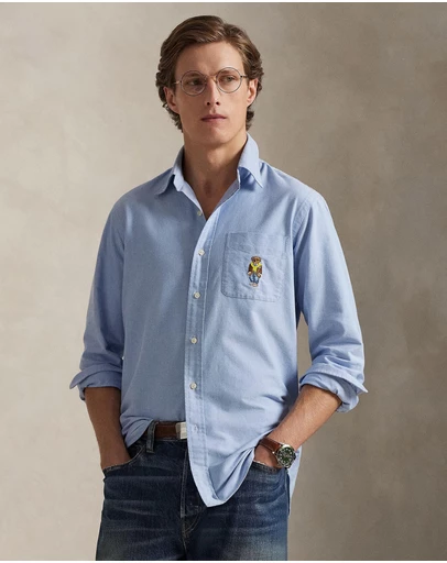 Polo Ralph Lauren - Custom Fit Polo Bear Oxford Shirt