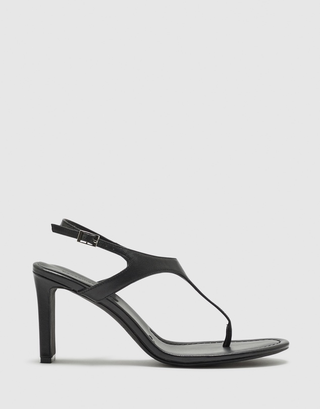 Nakedvice - The Gia Black Thong Heel
